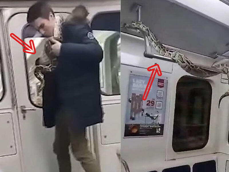 İlanını metroda “gəzintiyə” çıxardı - VİDEO