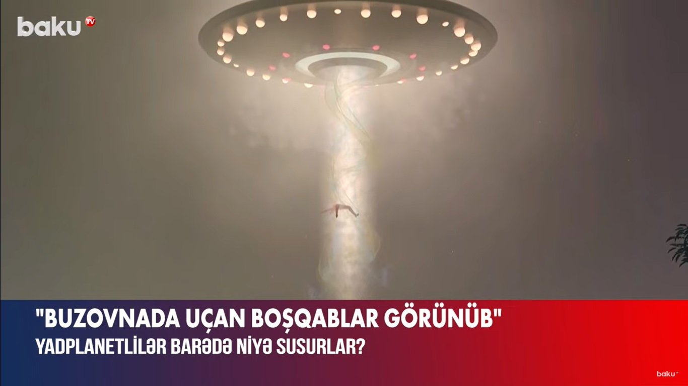 Buzovnada uçan boşqablar görünüb - VİDEO