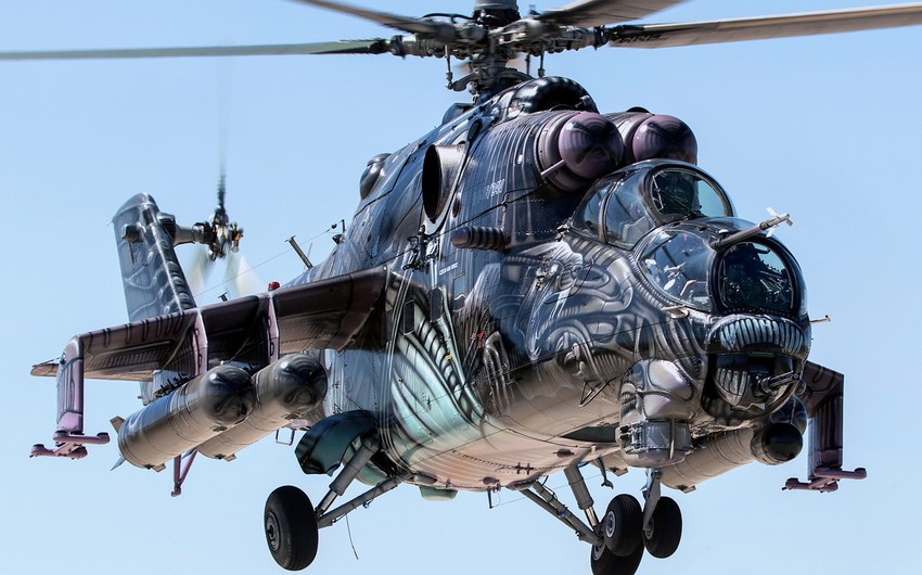 Rusiyanın  Mi-24 helikopteri vuruldu