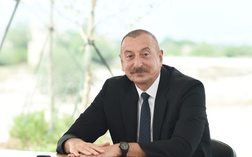 Prezident İlham Əliyev Azərbaycan veteranlarını təbrik edib