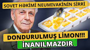 Dondurulmuş limon görün nəyin dərmanı imiş - RESEPTİN HAZIRLANMASI