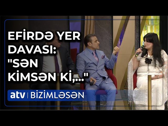 Canlı efirdə müğənnilər qırğına çıxdı: Küçə adamı kimi danışırsan +VİDEO