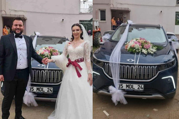 Togg” gəlin maşını oldu