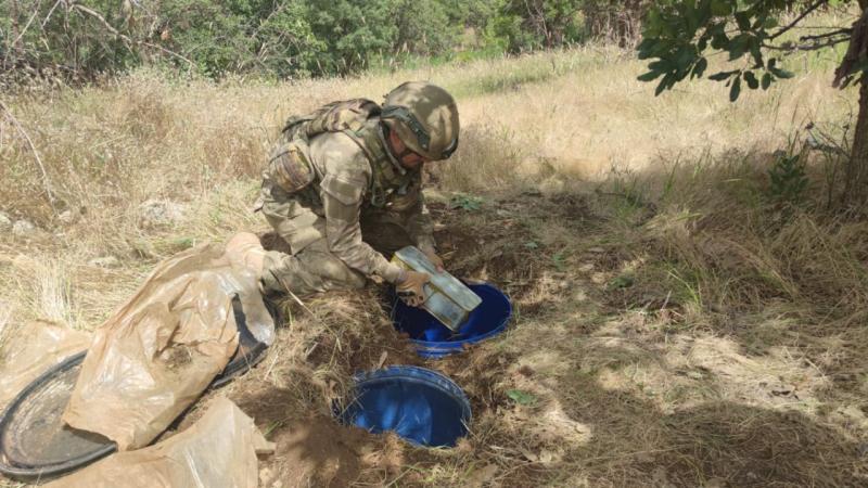 PKK-nın xeyli sayda silahı Türkiyə Ordusunun əlinə keçib