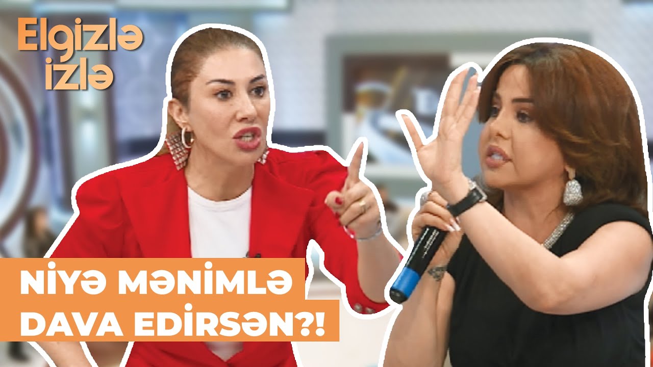 Elgizin verilişində müğənni ilə hüquqşünas qırğına çıxdı — VİDEO