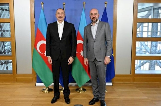 Prezident Şarl Mişellə görüşü başa çatdı - Yenilənib
