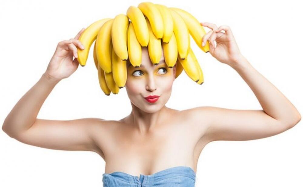 Bananla saçlara qulluq