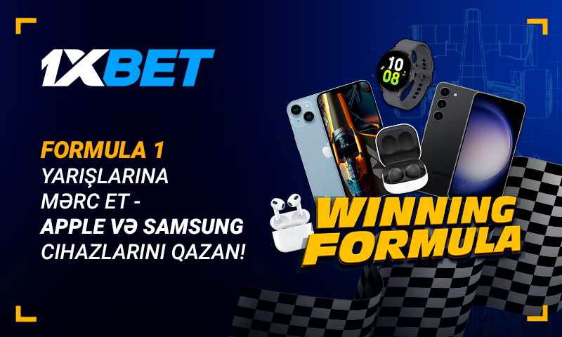 Winning Formula qalibləri Apple və Samsung smartfonları və saatları alacaqlar