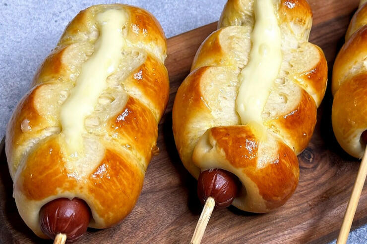 Çox asan hazırlanan yumşaq və çox dadlı \\\"hotdog\\\" resepti - VİDEO