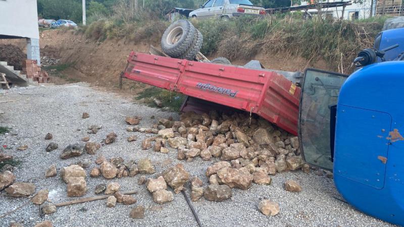 Traktor aşdı,uşaq öldü