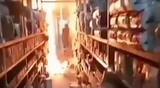 Dəhşətli yanğının videosu yayıldı - ANBAAN