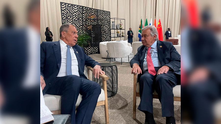 Lavrov  BMT-nin baş katibi Quterreşlə danışıqlar aparıb