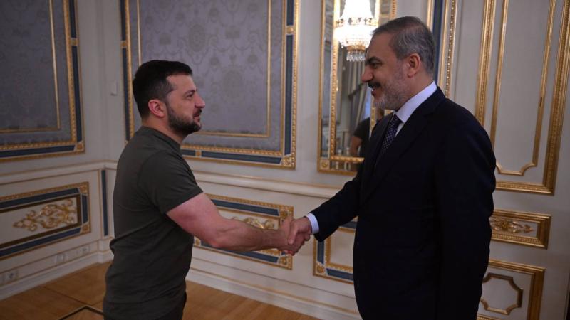 Hakan Fidan Zelenski ilə görüşdü