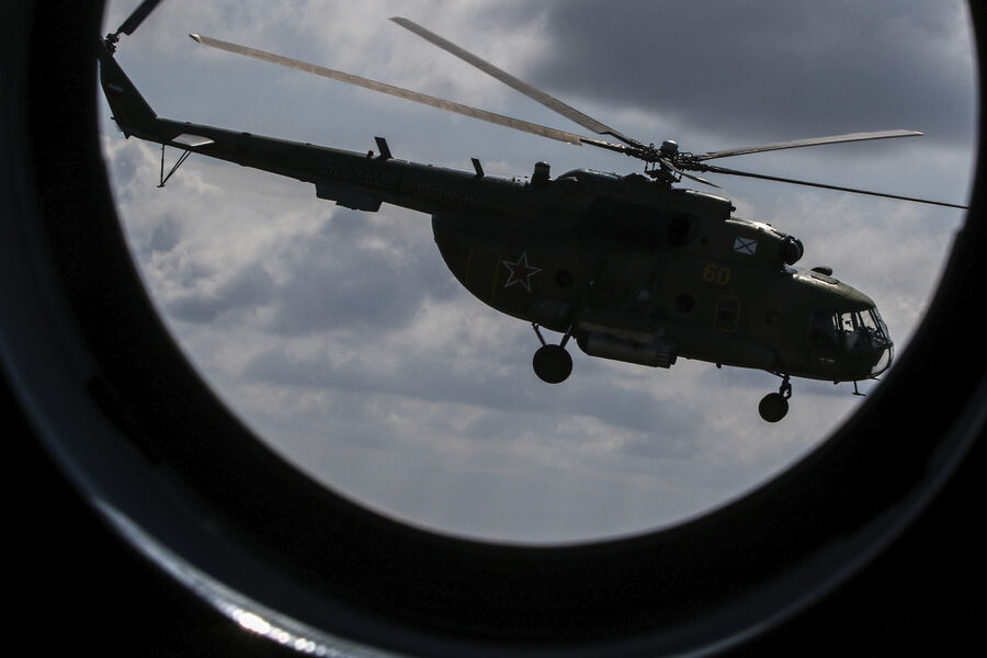 Rusiya Ukraynanın helikopterin vurdu