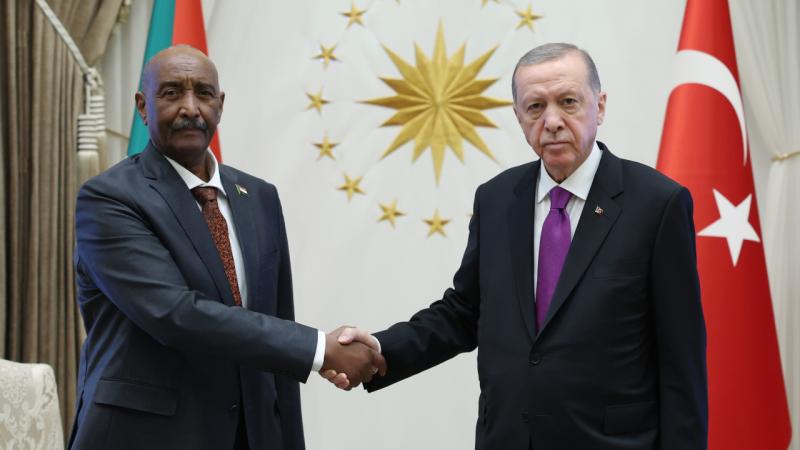 Prezident Ərdoğan Sudan Suverenlik Şurasının sədri ilə görüşüb
