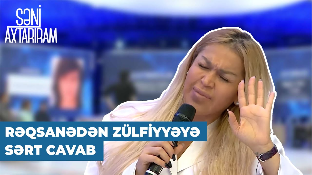 Canlı efirdə şok anlar: Rəqsanəyə elə sözlər dedi ki,...(VİDEO)