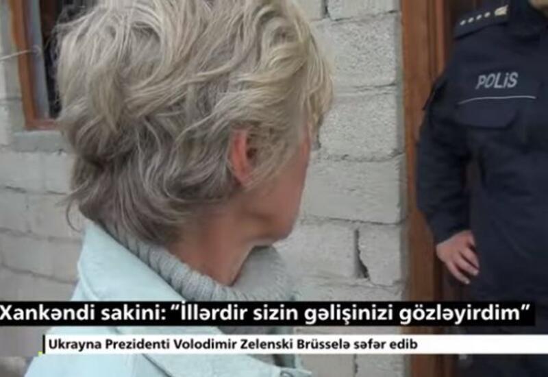 Xankəndidə qalan 43 yaşlı Liliyanın Azərbaycan polisi ilə söhbəti - VİDEO