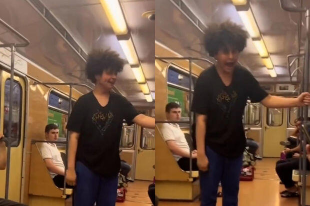 Metroda qışqırdı, ictimai yerdə narahatlıq yaratdı: Bu gəncə dur deyən olacaqmı?