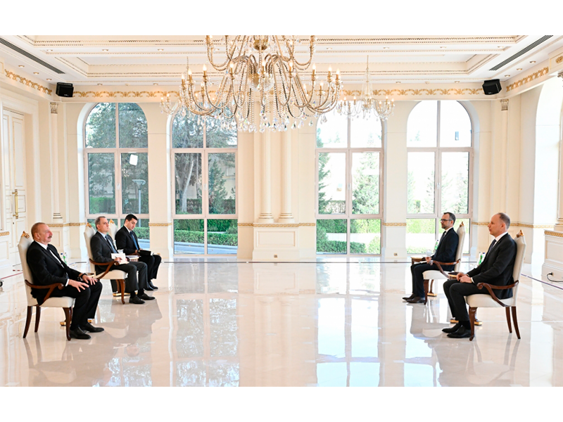 Prezident İsveçrə səfirinin etimadnaməsini qəbul edib - FOTO