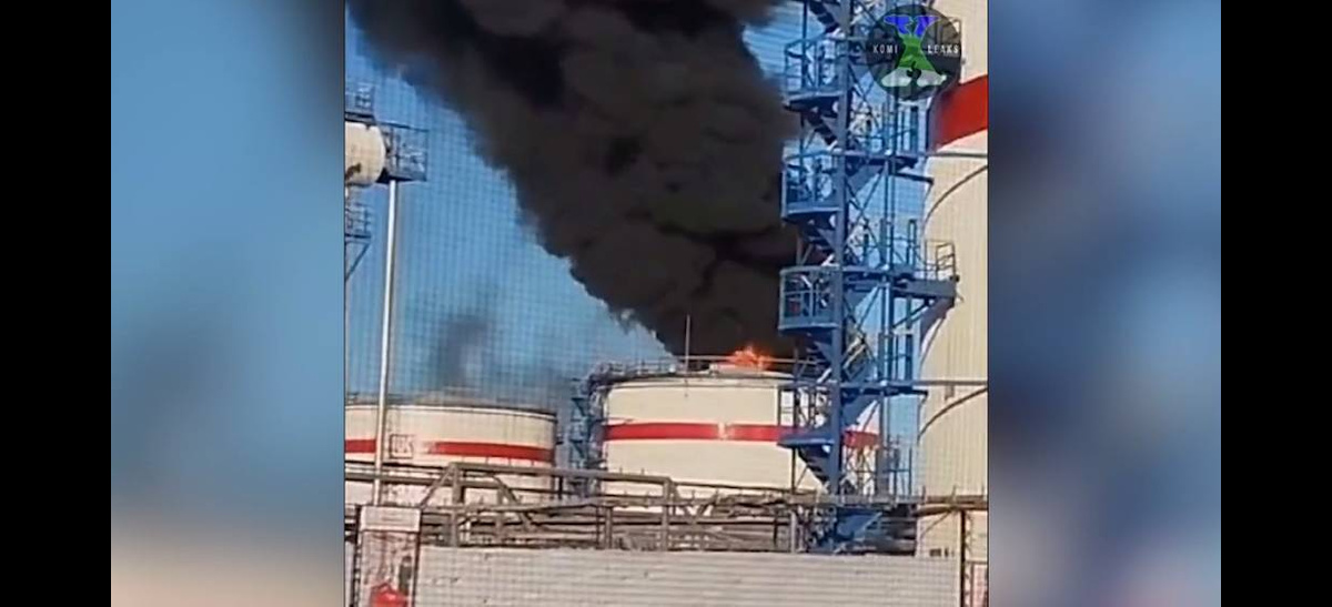 Neft çəni partladı