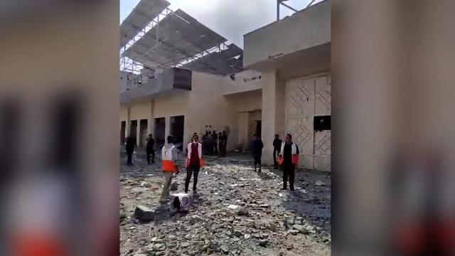 İsrail Fələstin Qızıl Aypara Cəmiyyətinin anbarlarını bombalayıb