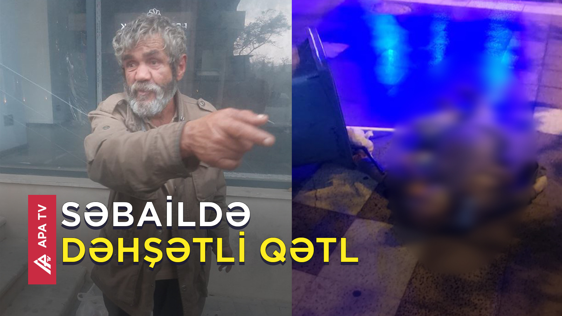 Bakıda dəhşət: “Bomj” “JEK” işçisini  nəyə görə öldürüb? - VİDEO