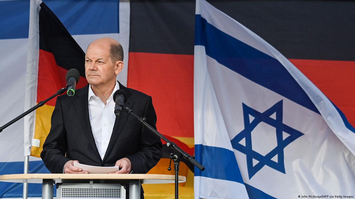 Scholz almanları yəhudiləri qorumağa çağırıb
