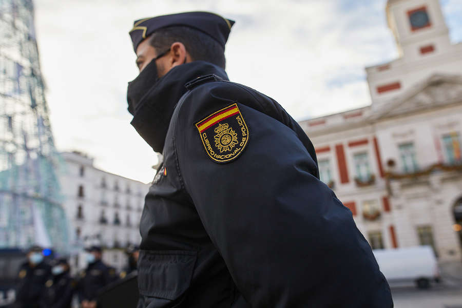 İspaniya polisi etiraz aksiyası keçirib
