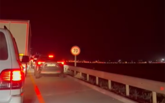 SON DƏQİQƏ! Gecə saatlarında dəhşətli xəbər gəldi: Bakı-Ələt yolu bağlandı