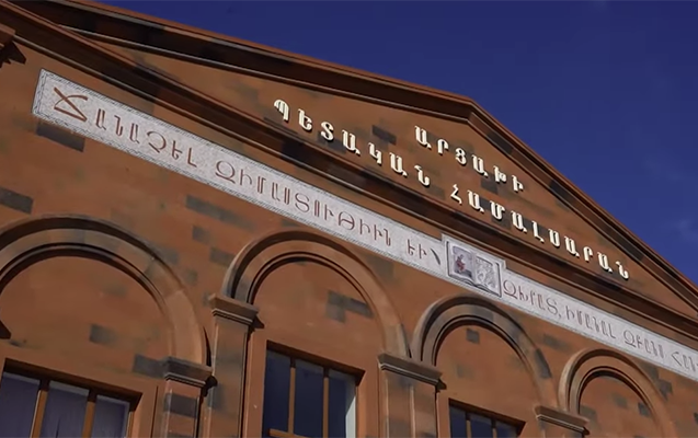 Xankəndi universitetinin görüntüləri yayıldı - Video