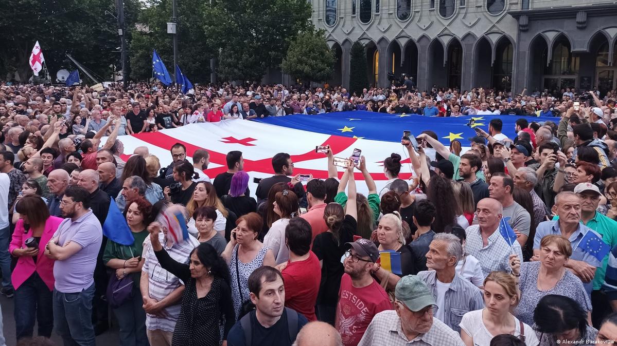 Gürcüstanda Aİ-yə qoşulmağa dəstək nümayişi keçirilib