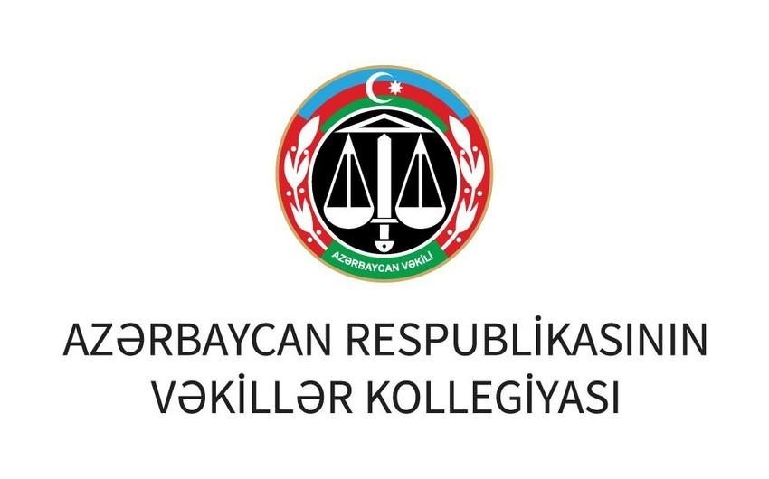 SON DƏQİQƏ! Vəkillər Kollegiyası açıqlama yaydı
