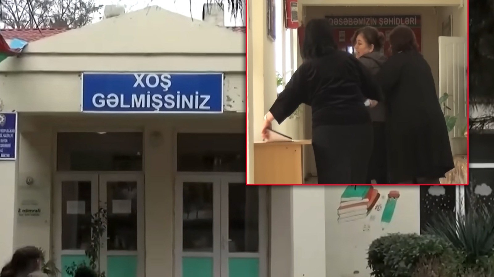 Samuxda direktorun müəllimi döyməsinə dair iddia təsdiqini tapmadı - Video