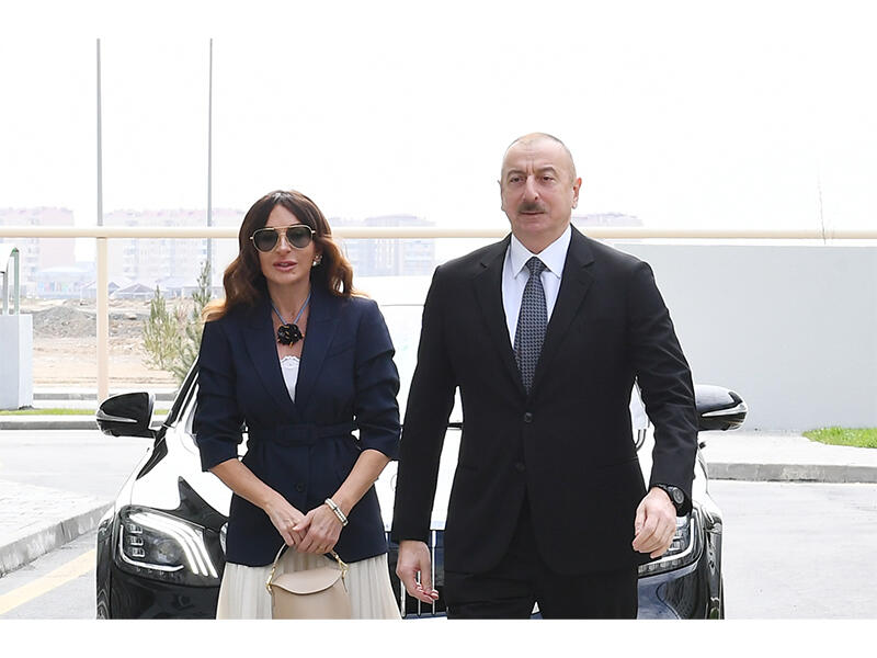 İlham Əliyev və Mehriban Əliyeva Xocavənd və Xocalı rayonlarına səfər ediblər