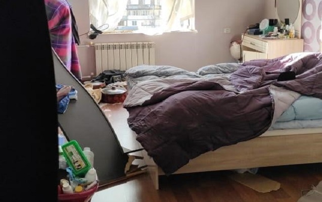 Ağstafada evdə partlayış oldu - Ölən var