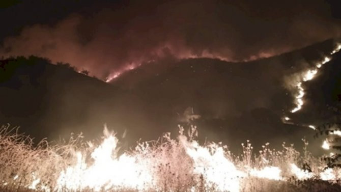 Ağdamda güclü yanğın - Ağdərəyə də yayılır 