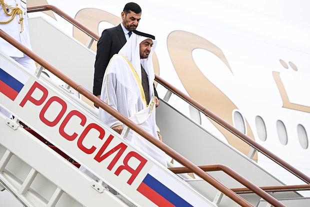 Şeyx Məhəmməd bin Zayed Əl Nəhyan Rusiyaya rəsmi səfərdədir