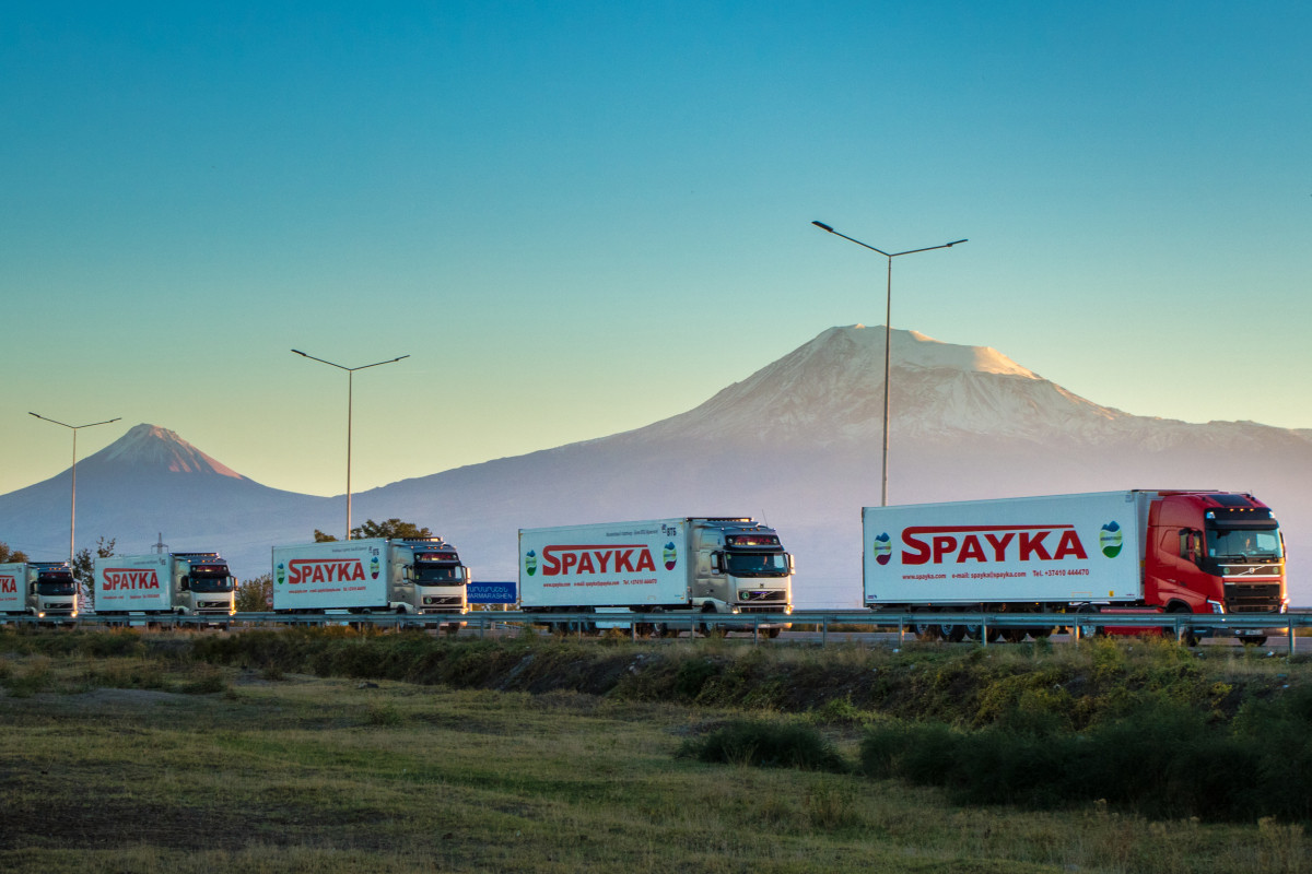 Rusiyada onlarla erməni yük maşını saxlanılıb