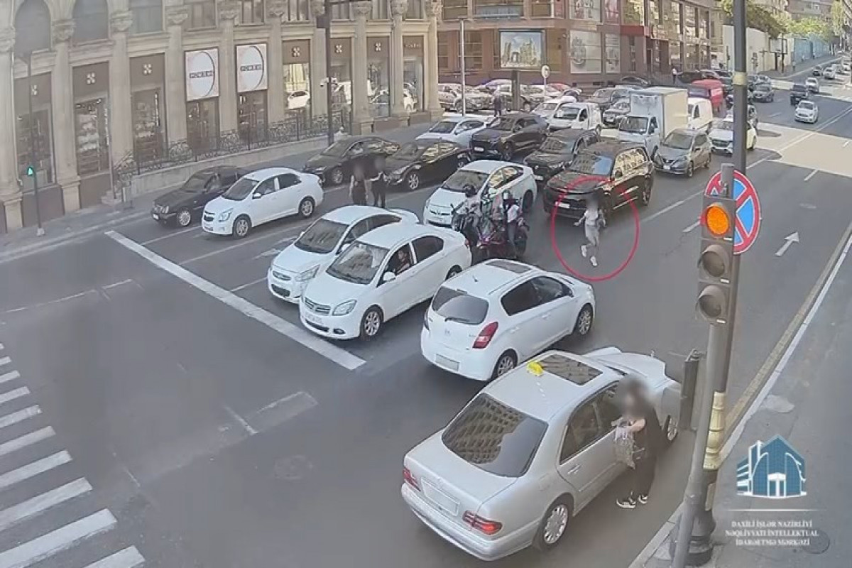 Bakıda dəhşətli qəza KAMERAYA DÜŞDÜ&nbsp;
