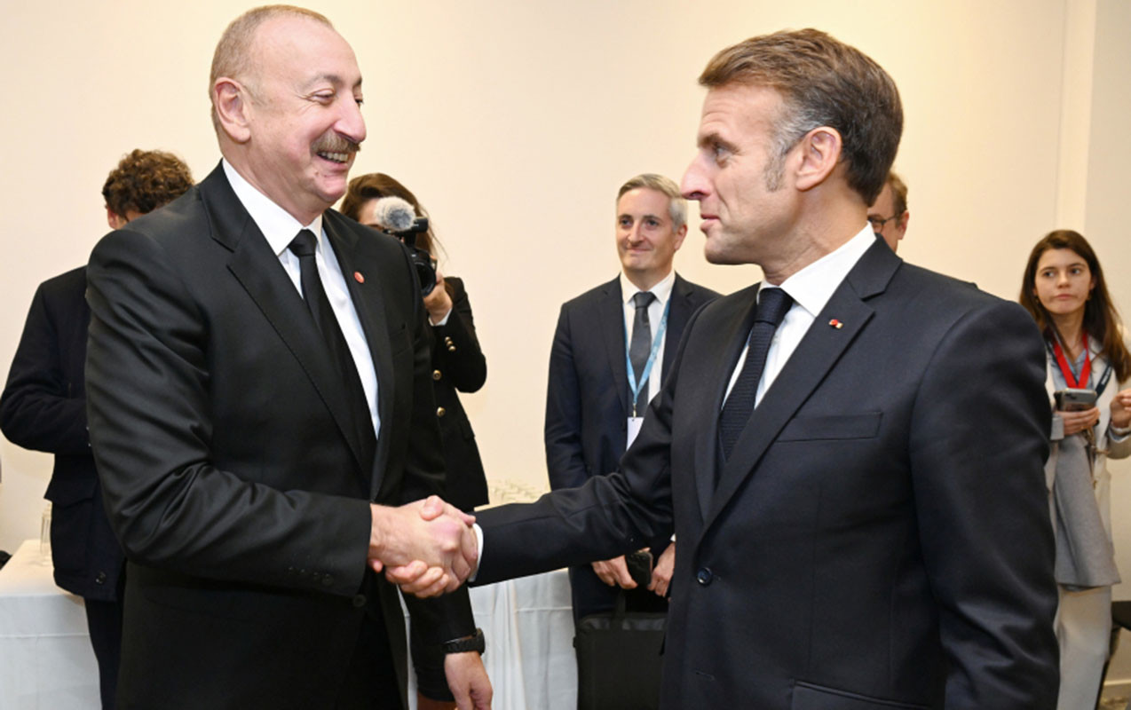 İlham Əliyev Makronla da görüşdü - Fotolar&nbsp;