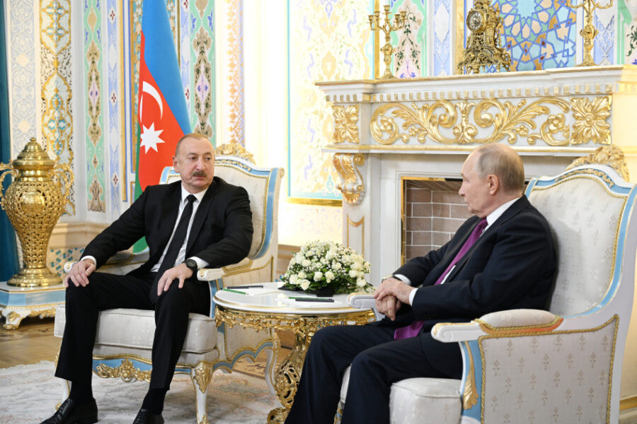 Peskov İlham Əliyev və Putin arasındakı görüş barədə nə danışdı? (VİDEO)