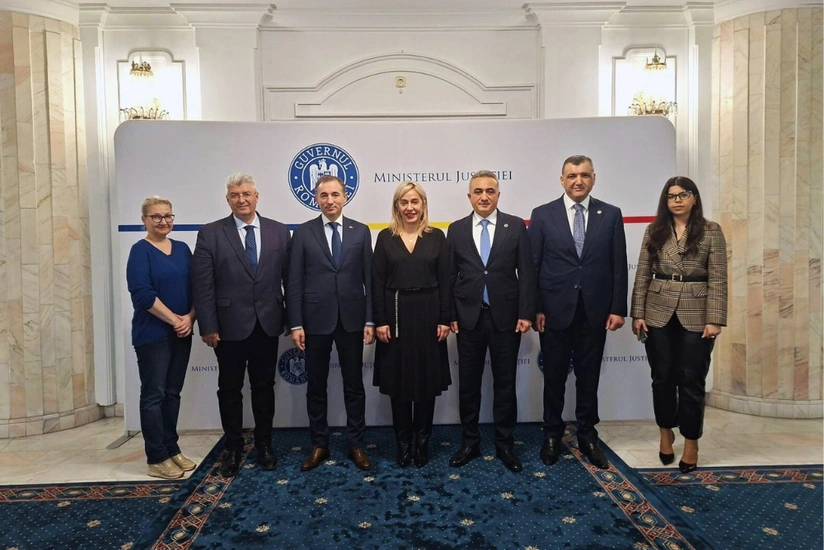 Vəkillər Kollegiyasının rəhbərliyi Rumıniyanın Ədliyyə Nazirliyində görüş keçirib