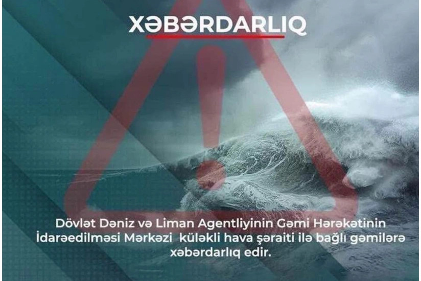 Xəzər dənizi ilə bağlı XƏBƏRDARLIQ&nbsp;