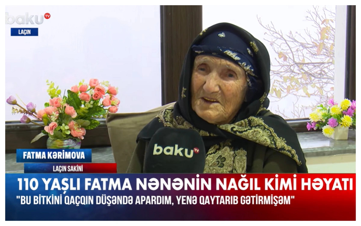 Laçından olan 110 yaşlı Fatma nənənin nağıl kimi həyat hekayəsi (VİDEO)