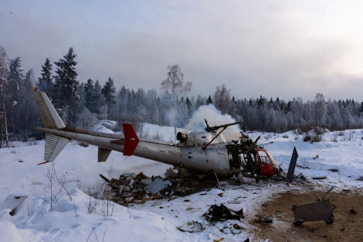 &nbsp;Rusiyada&nbsp; helikopter partladı