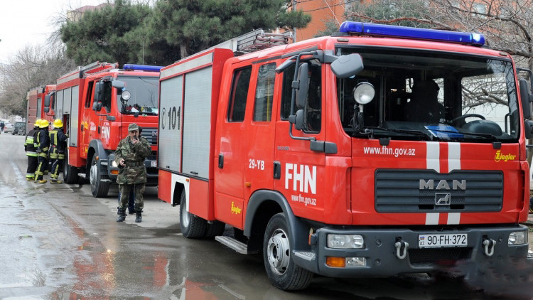 Qazaxda yanacaq daşıyan avtomobil YANDI - 1 nəfər öldü