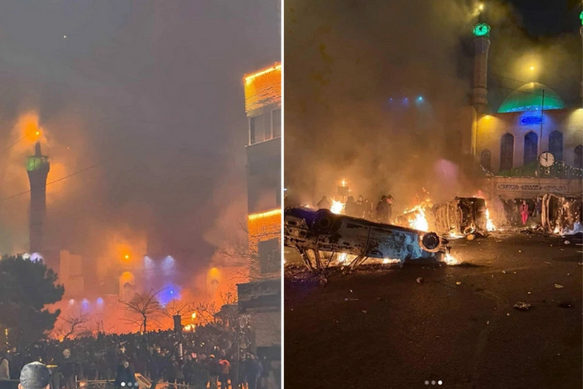 Tehranda 34 məscid YANDIRILIB