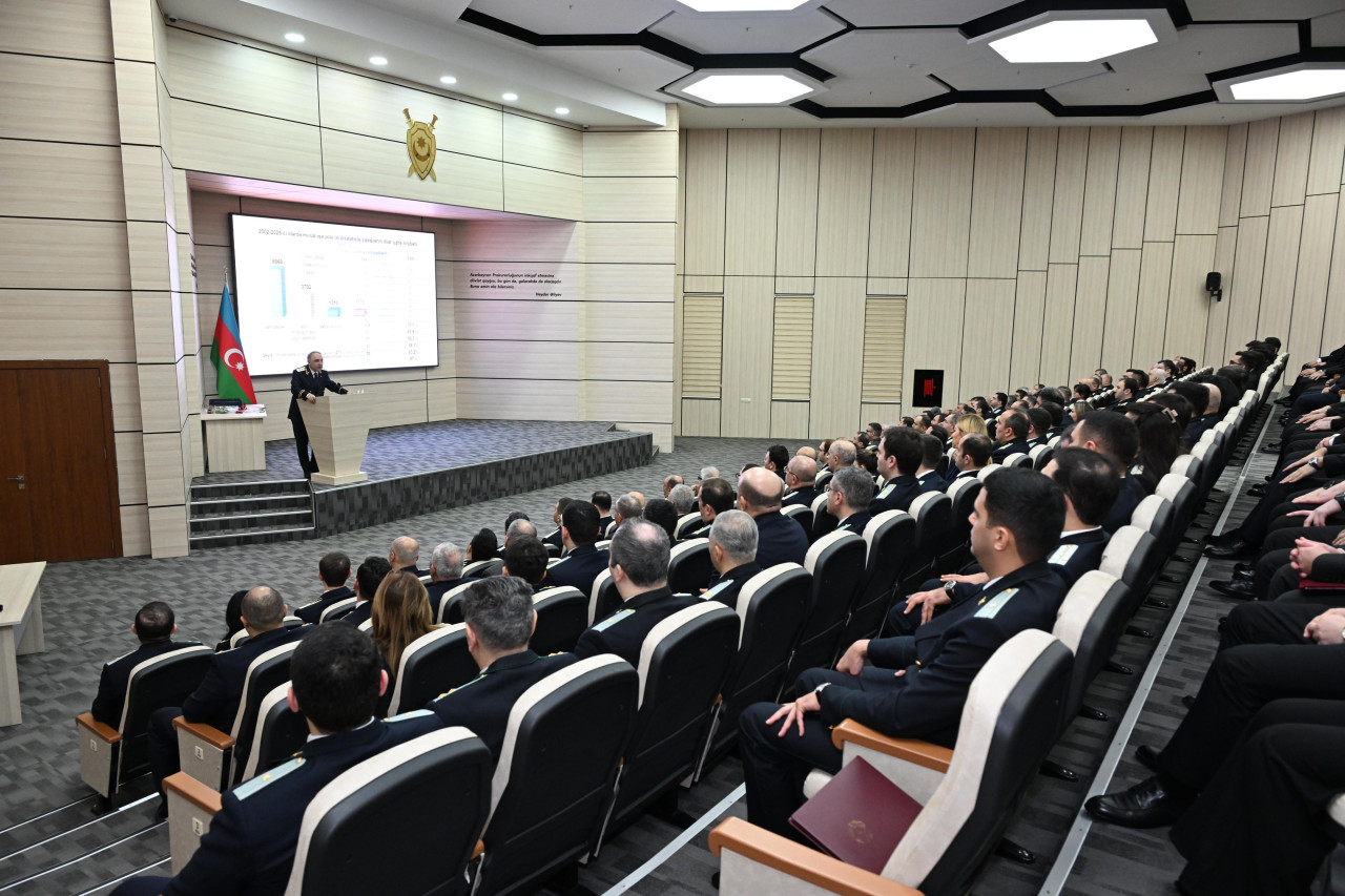 Prokurorluq orqanlarına işə qəbul edilənlərin andiçmə mərasimi keçirilib&nbsp;