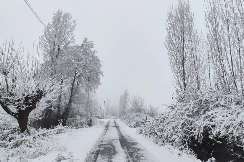 Azərbaycanda yarım metr qar yağdı
