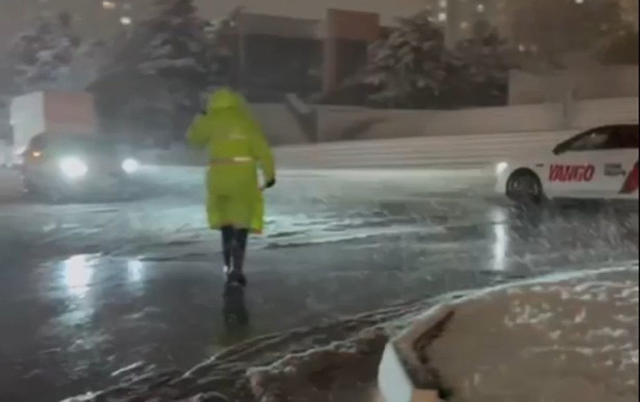 Polis gücləndirilmiş rejimdə xidmətini davam etdirir - Video